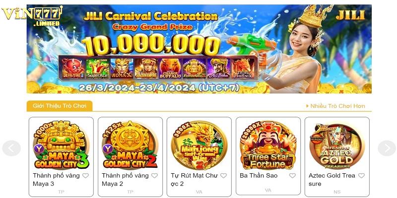 Game slot với cơ hội nổ hũ cao