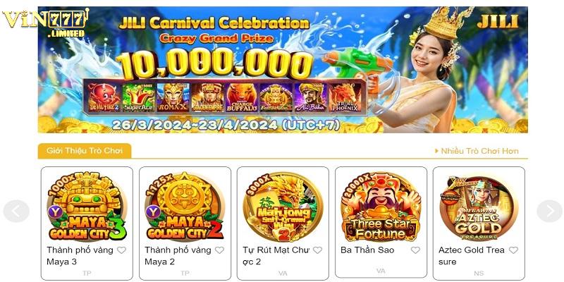 Game slot với cơ hội nổ hũ cao